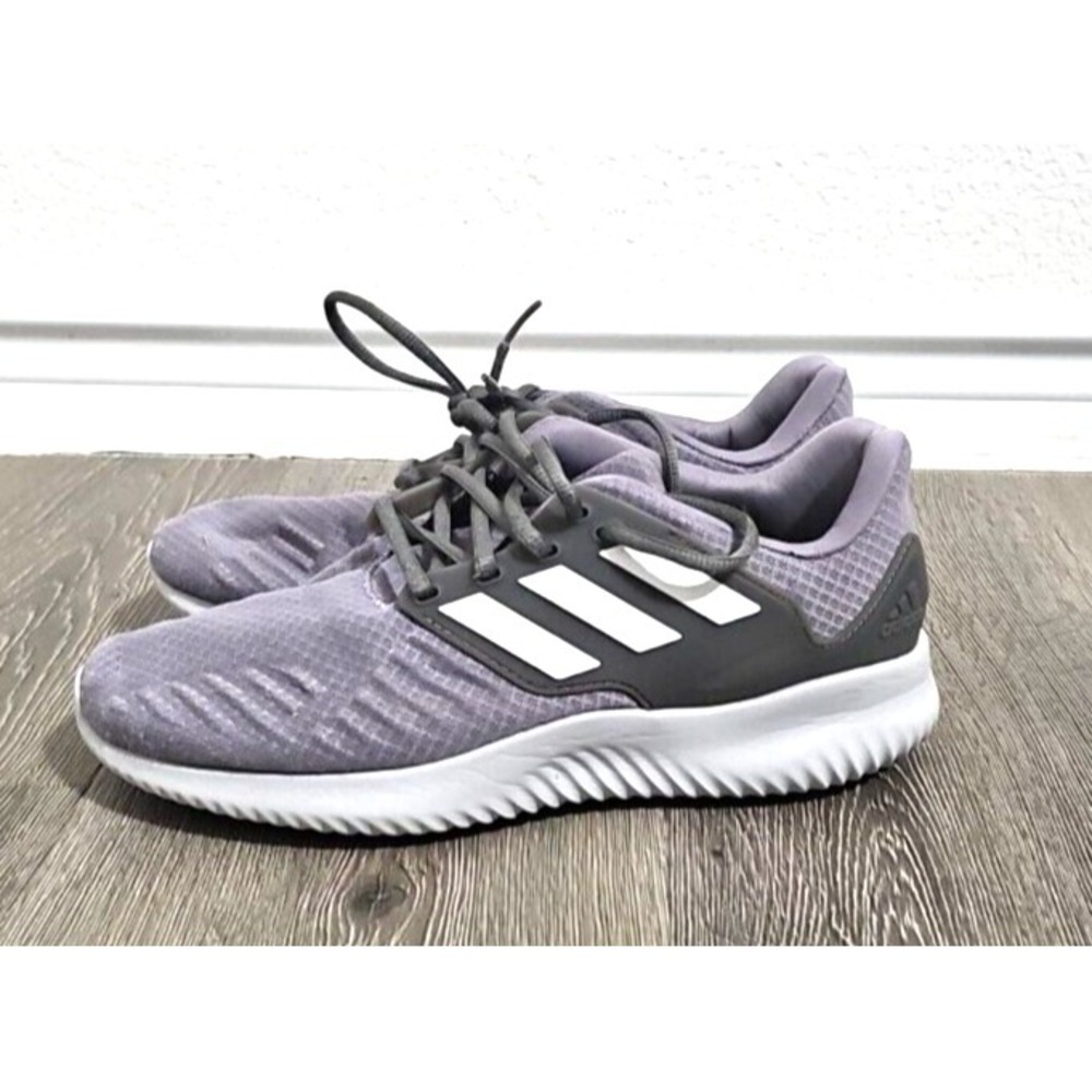 Adidas Bounce Sneakers Men Size 8.5 Grey Lace Locks